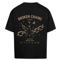 BROKEN Oversized T-Shirt | Cracked Marble Graphic Design