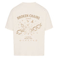 BROKEN Oversized T-Shirt | Cracked Marble Graphic Design