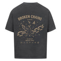 BROKEN Oversized T-Shirt | Cracked Marble Graphic Design