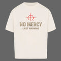NO MERCY Oversized T-Shirt | Techwear Crosshair Design
