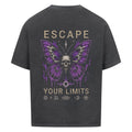 ESCAPE YOUR LIMITS Oversized T-Shirt | Butterfly Skull